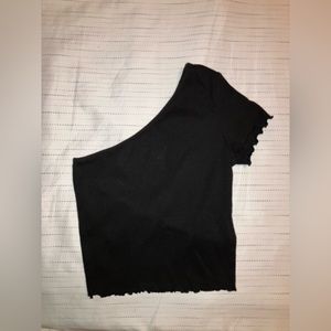 Black crop top